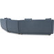 Fraser Blue Modular Sectional with Slipper, 3 Piece